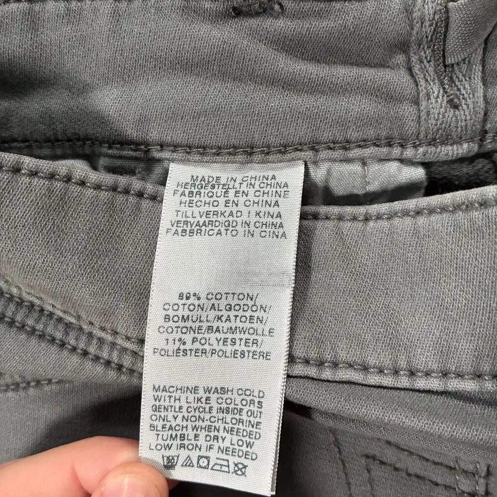 True Religion Jogger Mens 33 (36x33) Gray Denim Runner Relaxed Sport Drawstring